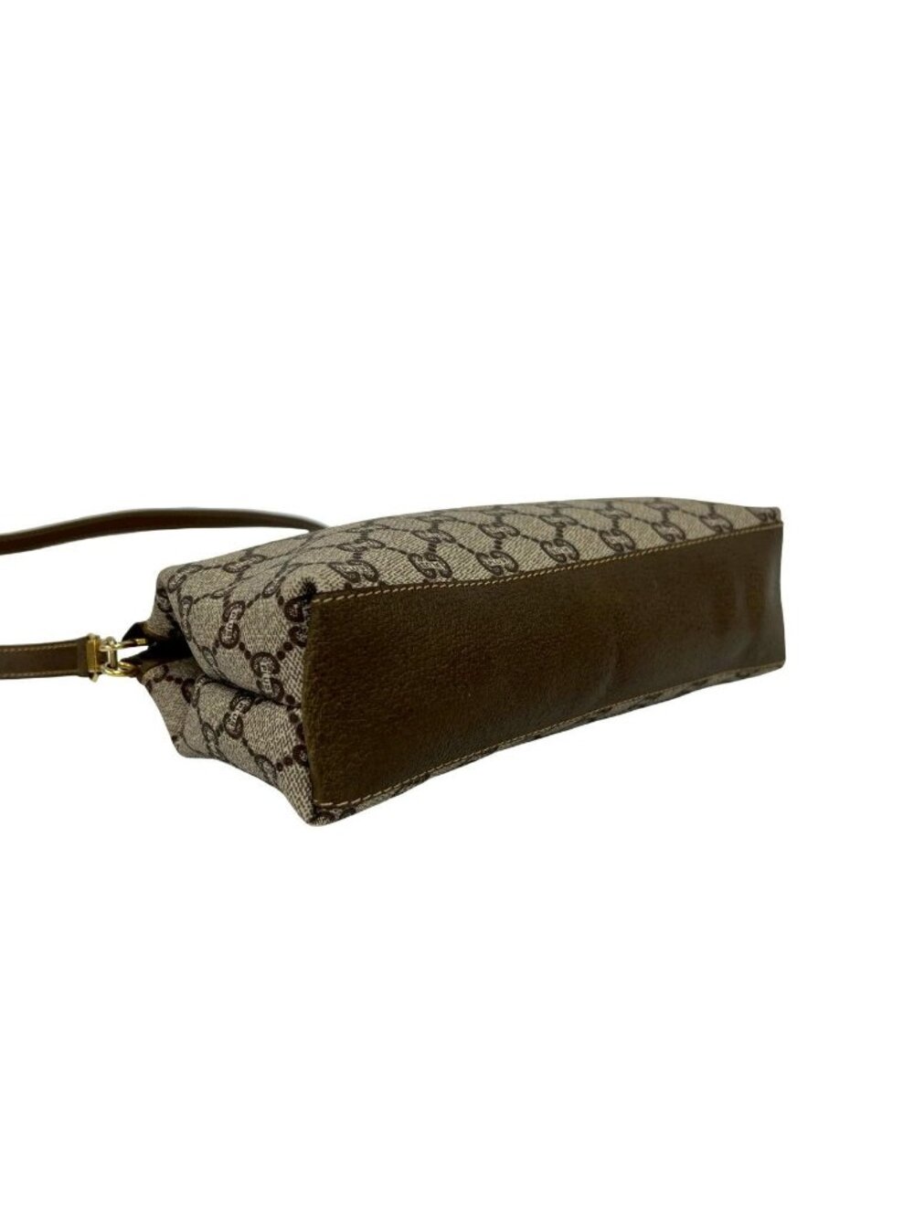 Gucci Vintage Plus Leather Shoulder Bag Pochette Brown - Picture 7 of 10
